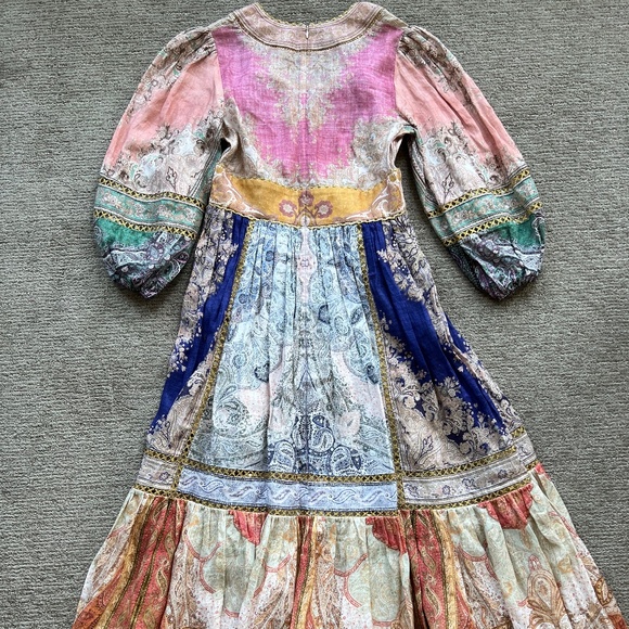 Zimmermann Anneke Midi Dress AU 2 - Picture 3 of 7